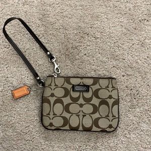 COACH brand small wristlet